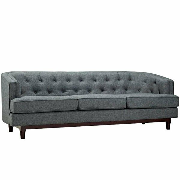 Modway Furniture Coast Sofa, Gray EEI-2131-GRY
